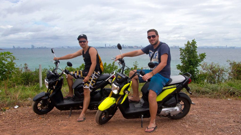 Scooter tour on Koh Larn, Pattaya, Thailand