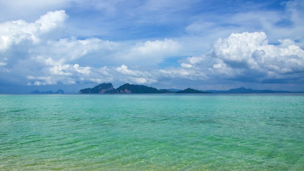 The view from Koh Kradan at Koh Mook