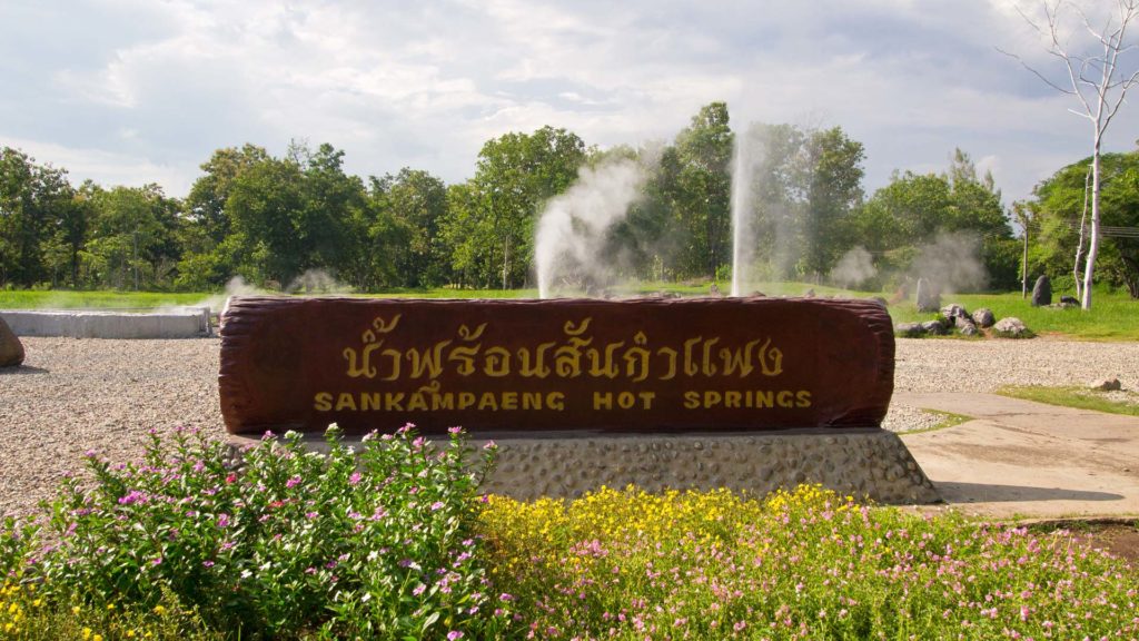 San Kamphaeng Hot Springs near Chiang Mai