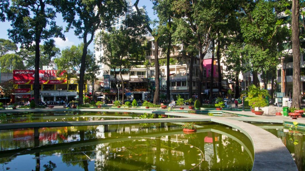 The Turtle Lake in Ho Chi Minh City, Vietnam