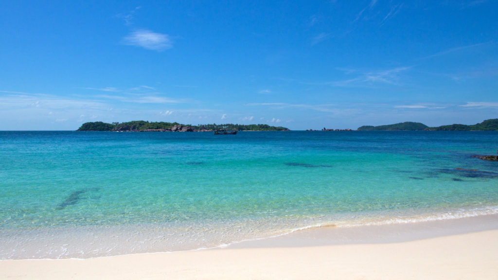 The view from Fingernail Island at the An Thoi Archipelago, Phu Quoc