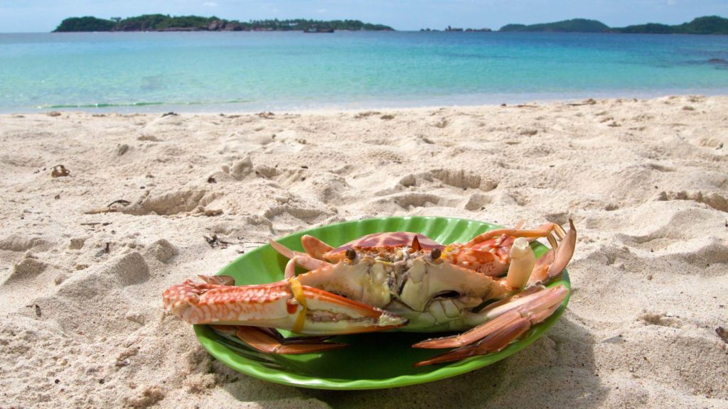 Our lunch on Fingernail Island, Phu Quoc