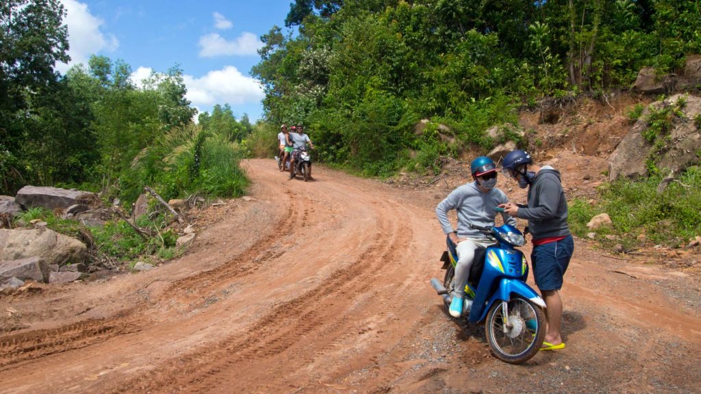 Adventurous roads on Phu Quoc, Vietnam