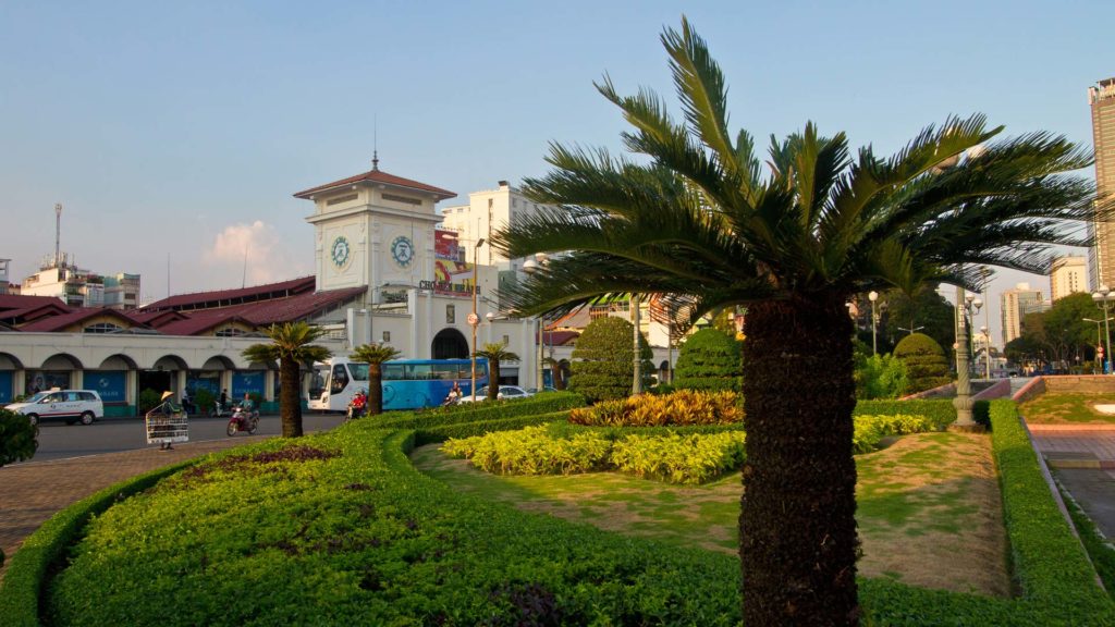 The Ben Thanh Market in Ho Chi Minh City, Vietnam