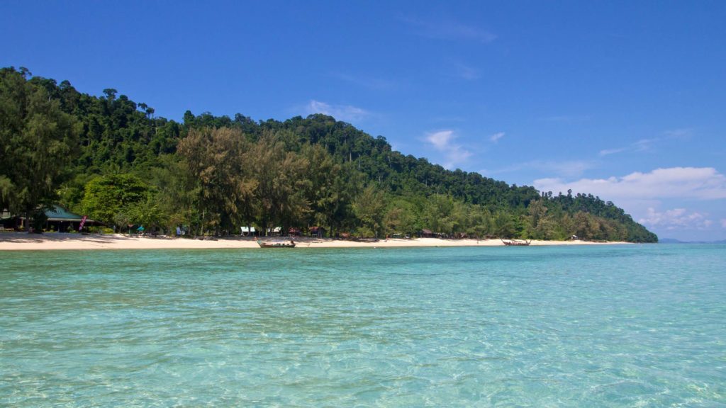 The beach on Koh Ngai