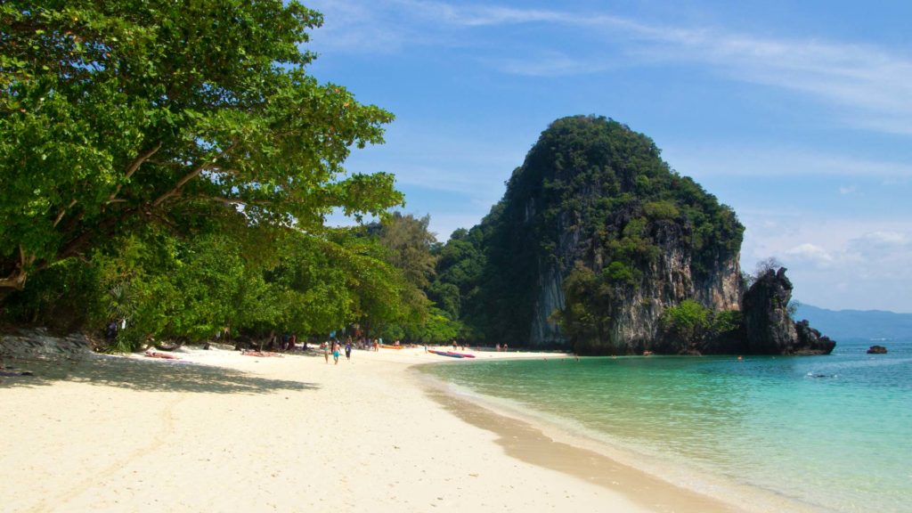 The bay of Hong Island in Krabi