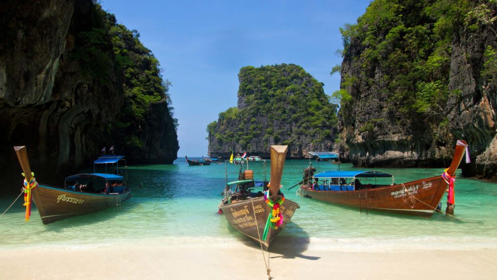 Die Lo Sama Bay auf Koh Phi Phi Leh in Krabi