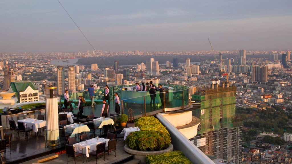 Die Sirocco Bar im Lebua at State Tower in Bangkok