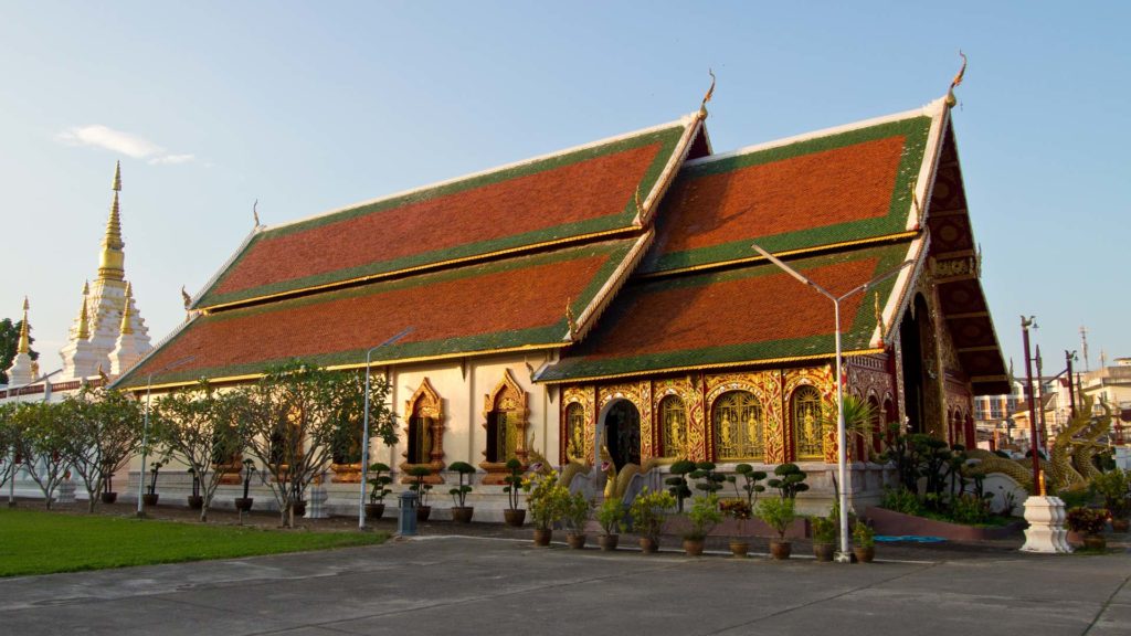 Der Wat Jed Yod in Chiang Rai