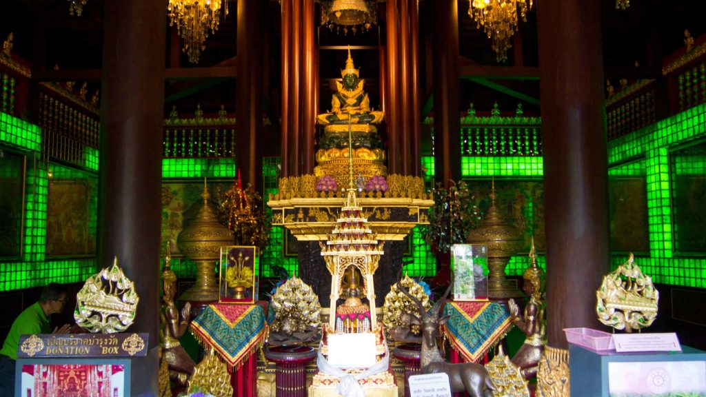 Der Emerald Buddha im Wat Phra Kaeo, Chiang Rai