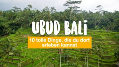 Ubud, Bali – 10 tolle Dinge, die du dort erleben kannst