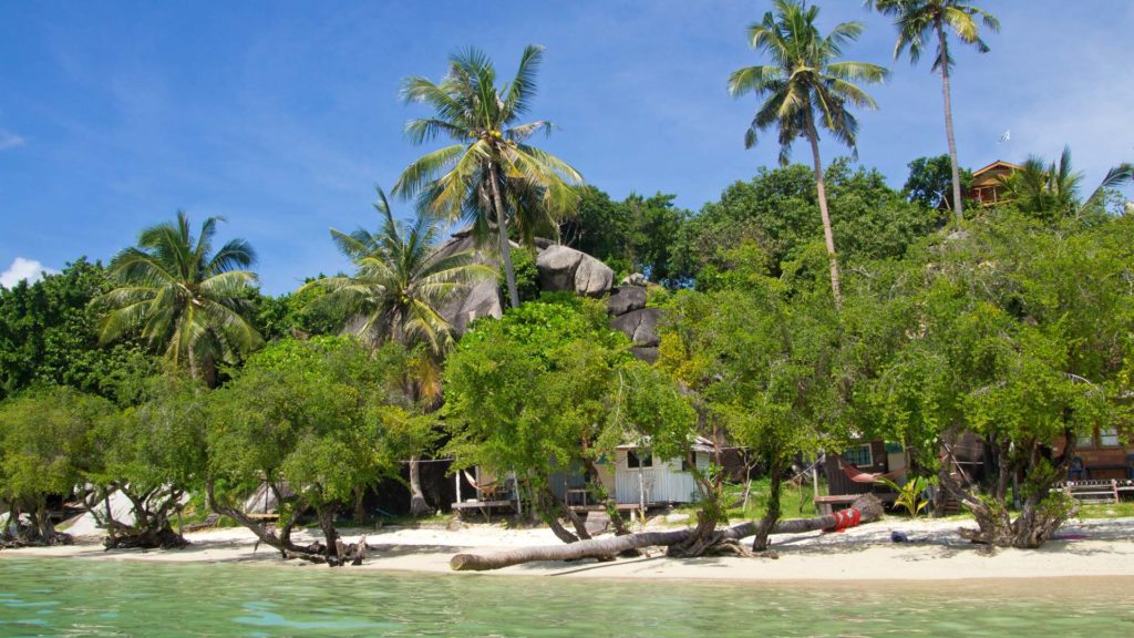 Leela Beach, also known as Haad Seekantang, Haad Rin, Koh Phangan