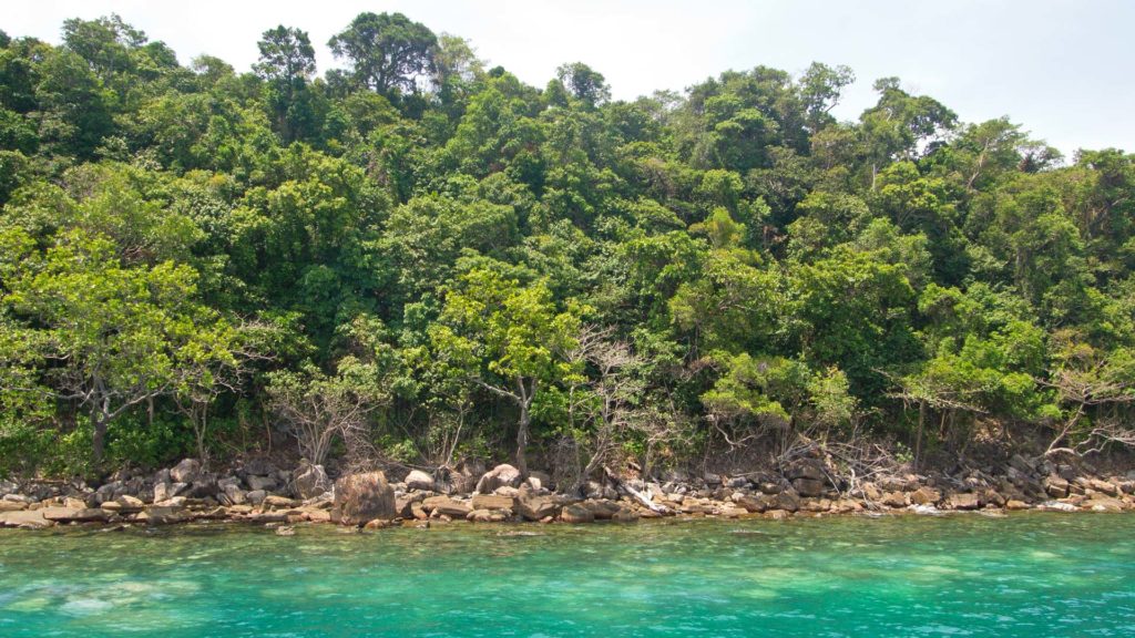 Snorkeling in front of Koh Tas