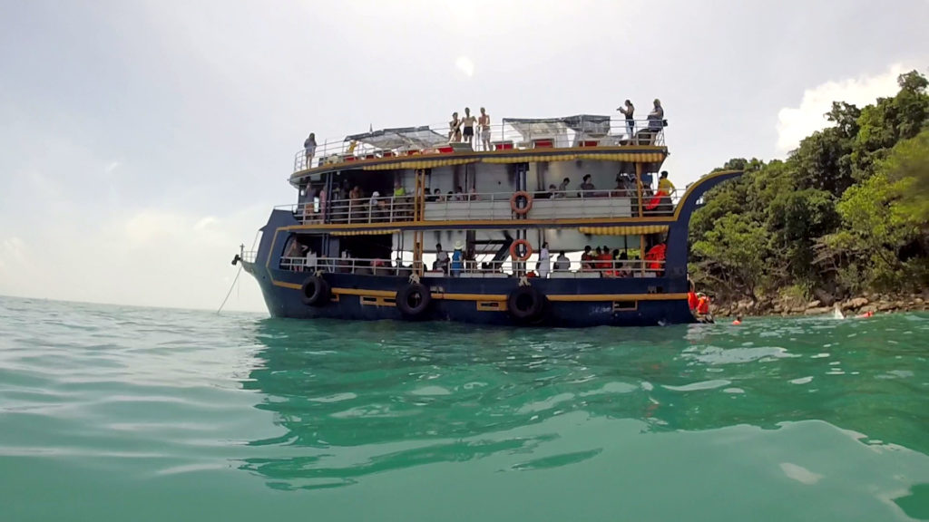 The boat from Sihanoukville to Koh Rong Samloem