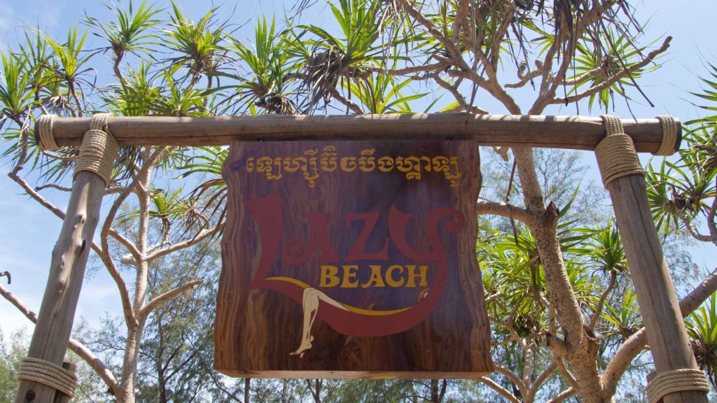 Der Lazy Beach auf Koh Rong Samloem