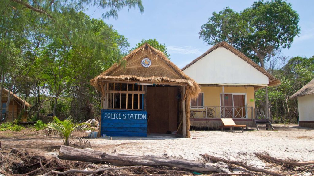 Polizeistation auf Koh Rong Samloem