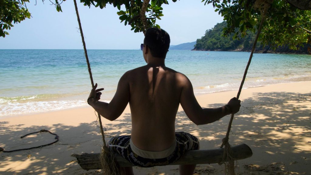 Marcel at Ao Kwang Peeb (Monkey Beach)