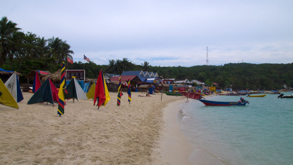 The Long Beach on Perhentian Kecil