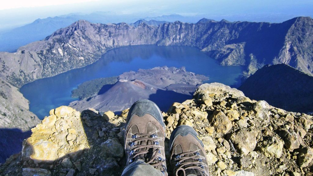 Peak of the Mount Rinjani, Lombok, Indonesia