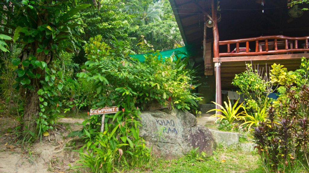 Khao Ra Bungalows, der Start zum Viewpoint