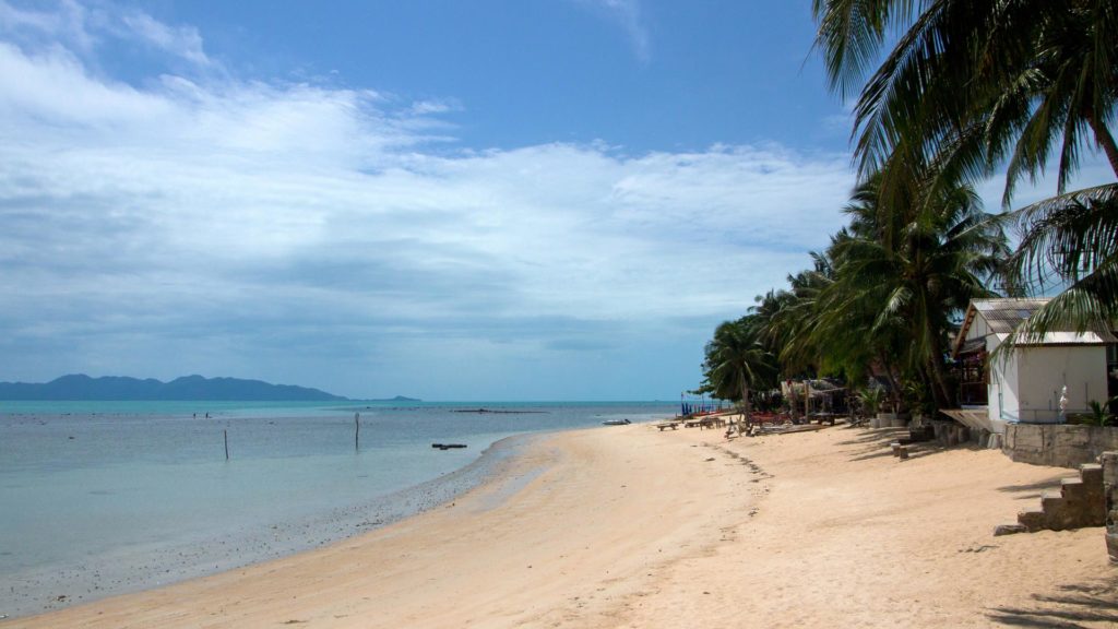 Bang Por Beach in the northwest of Koh Samui