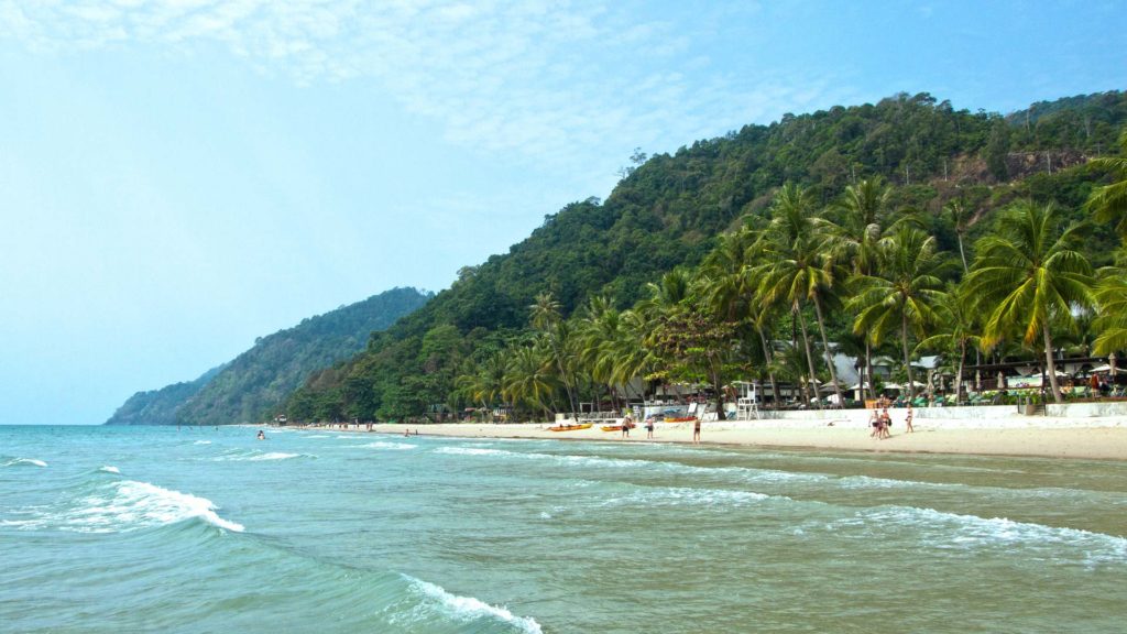 The White Sand Beach at the west coast of Koh Chang