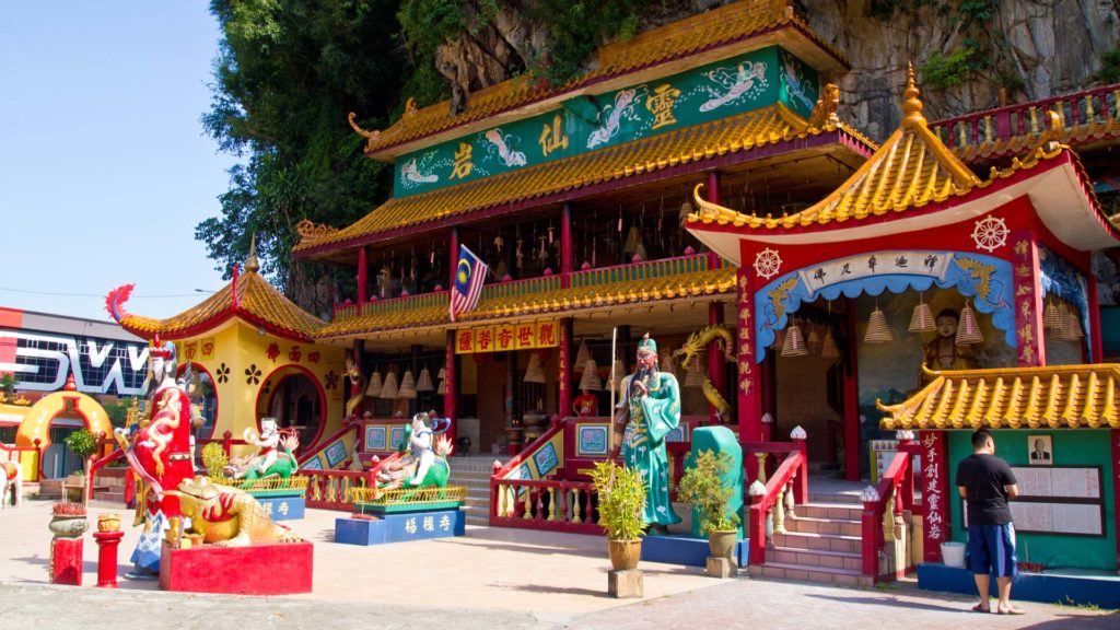 Der Ling Sen Tong Tempel kurz vor dem Sam Poh Tempel in Ipoh