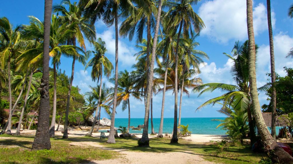 Der Than Sadet Beach auf Koh Phangan in Thailand