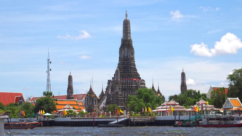 The famous Wat Arun in Bangkok