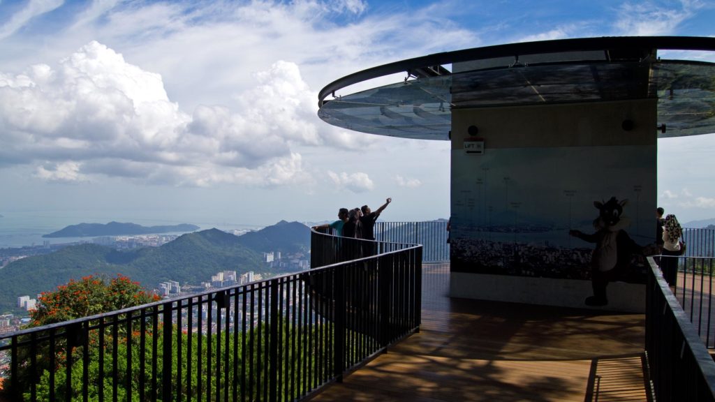 Die Aussichtsplattform des Penang Hills