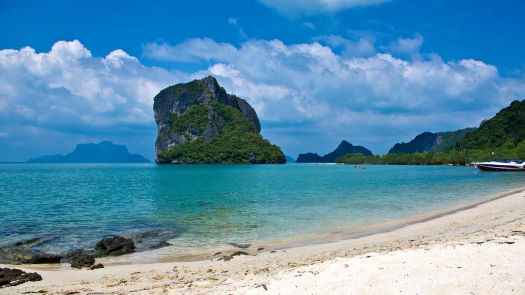 Traumhafte einsame Kulisse im Ang Thong Marine Nationalpark vor Koh Phangan