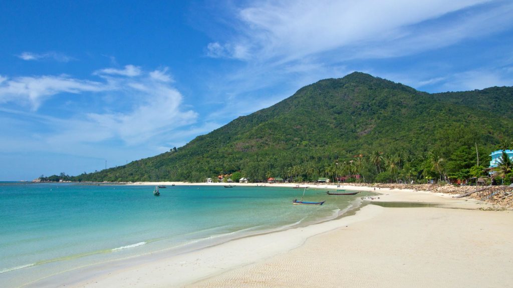 Chaloklum Beach in the north of Koh Phangan