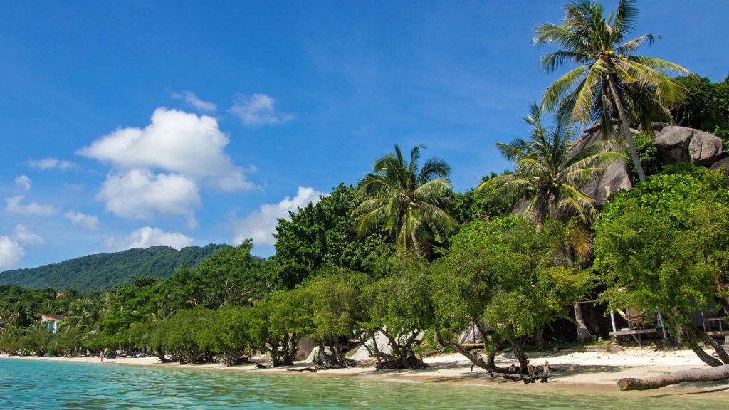 Der herrliche Leela Beach im Südosten von Koh Phangan