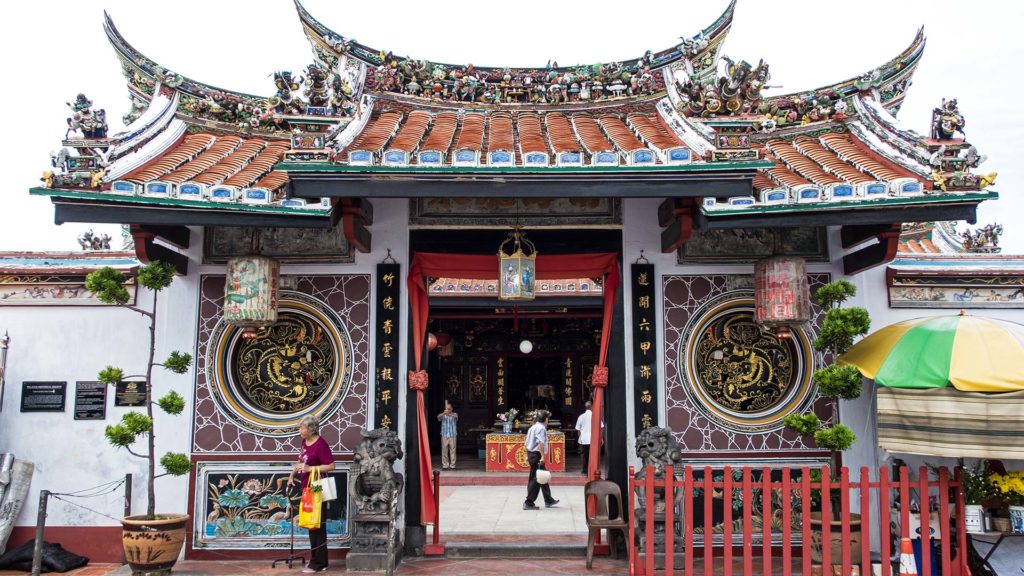 Der Cheng Hoon Teng Tempel in der Nähe von Melakas Jonker Street