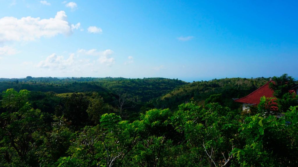 Aussicht über Nusa Penida in Indonesien
