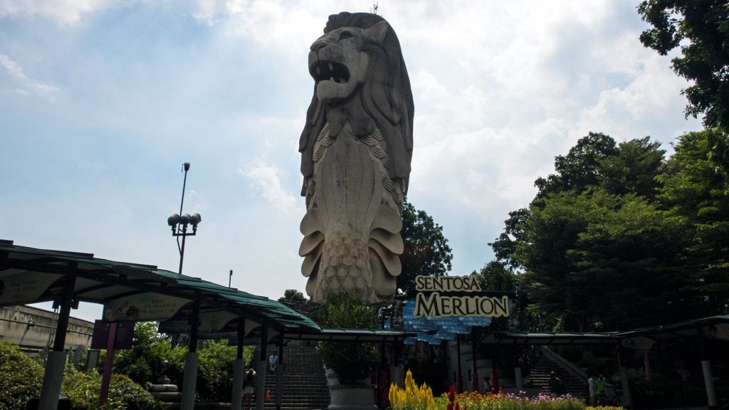 Der Sentosa Island Merlion