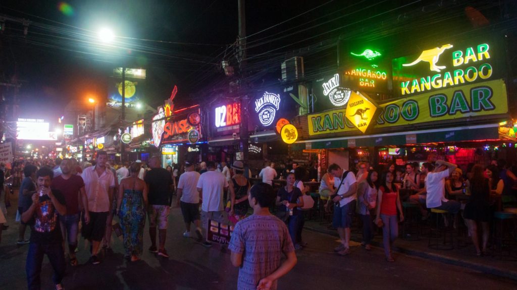 On the Bangla Road in Patong, Phuket