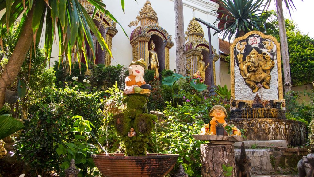 Inside Chiang Mai's famous temple Wat Phra That Doi Suthep