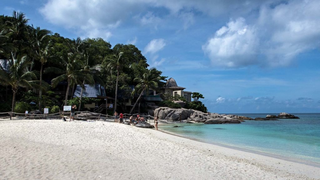 Auf der Sandbank von Koh Nang Yuan