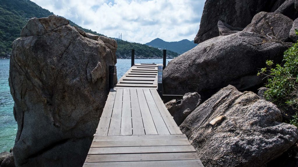 Auf dem Weg zum Viewpoint von Koh Nang Yuan