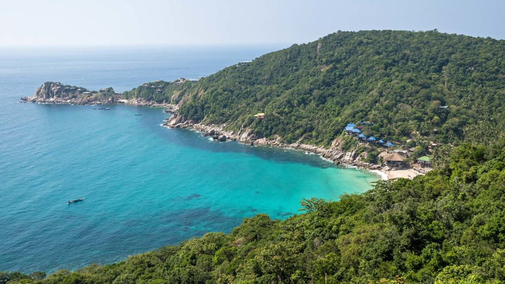 Ao Leuk Beach on the east coast of Koh Tao