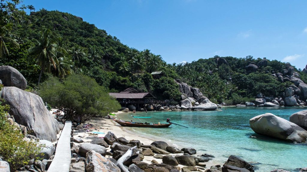 View of Freedom Beach on Koh Tao