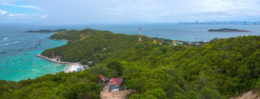 Aussicht über Koh Larn und auf Pattaya