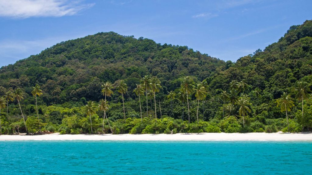 Aussicht auf dem Teluk Dalam bei der Schnorcheltour auf Redang