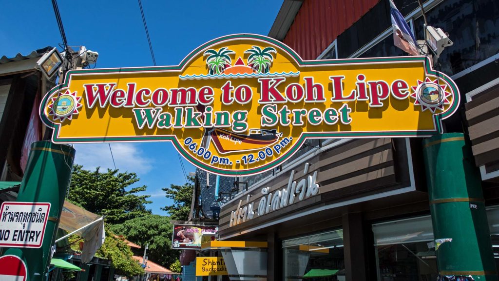 Die Walking Street von Koh Lipe