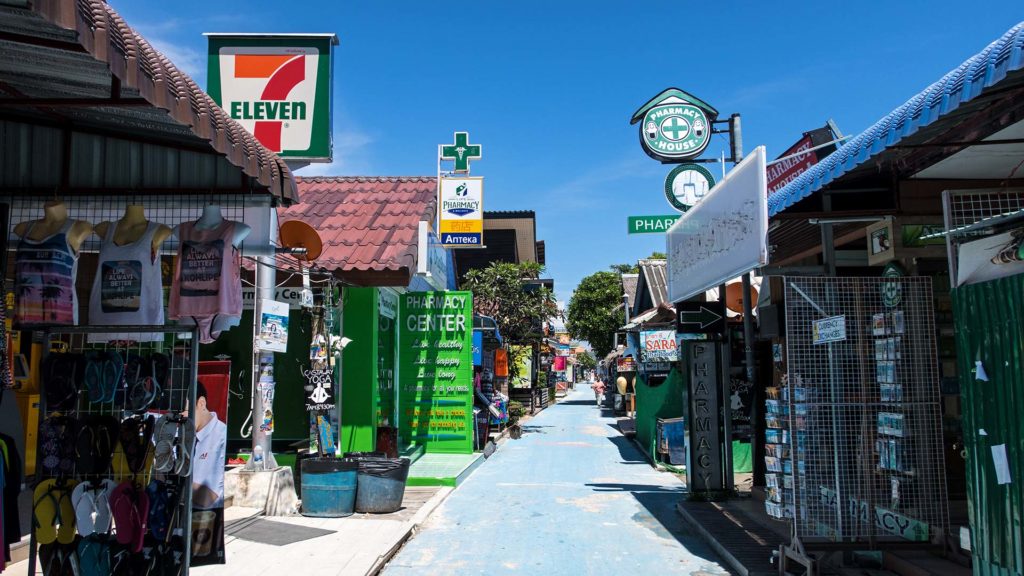 Tagsüber in der Walking Street von Koh Lipe