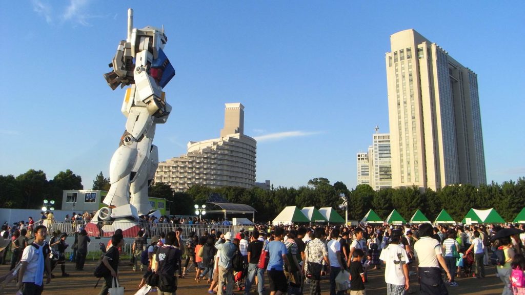 Gundam statue in Odaiba, Tokyo
