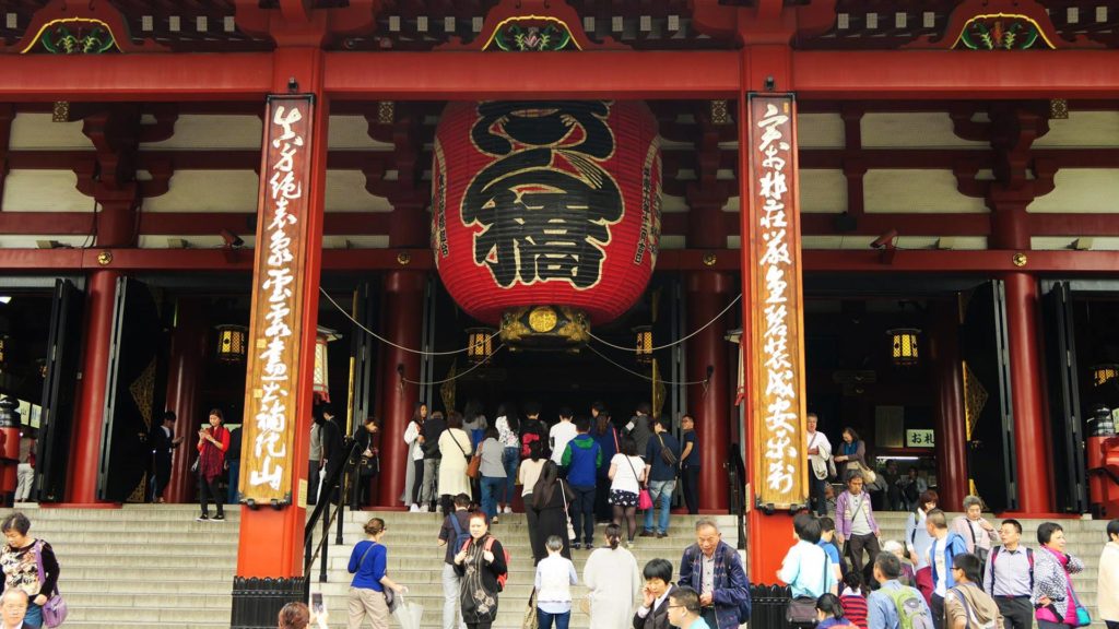 Senso-ji Tempel in Asakusa, Tokio