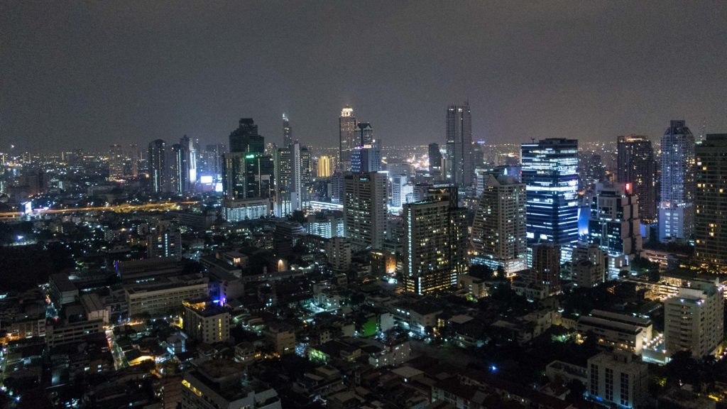 The view from Anantara Zoom at the Lebua at State Tower in Bangkok