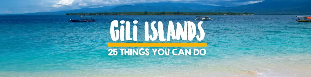 25 things you can do on the Gili Islands